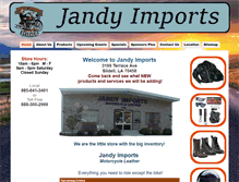 Tablet Screenshot of jandyimports.com